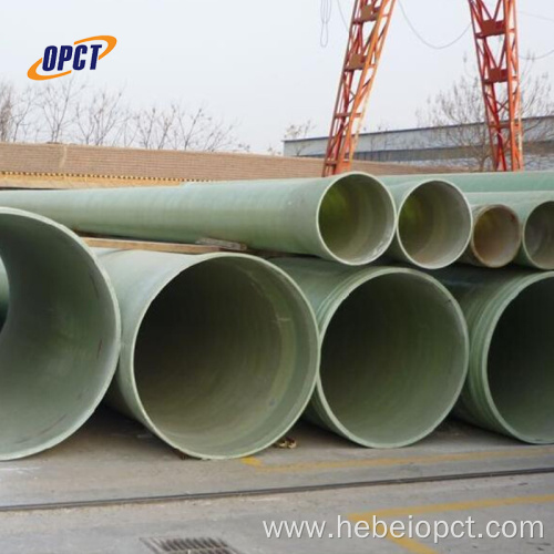 large diameter grp water supply sand pipe